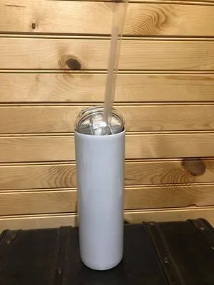 30 oz Skinny Sublimation Stainless Steel Tumbler