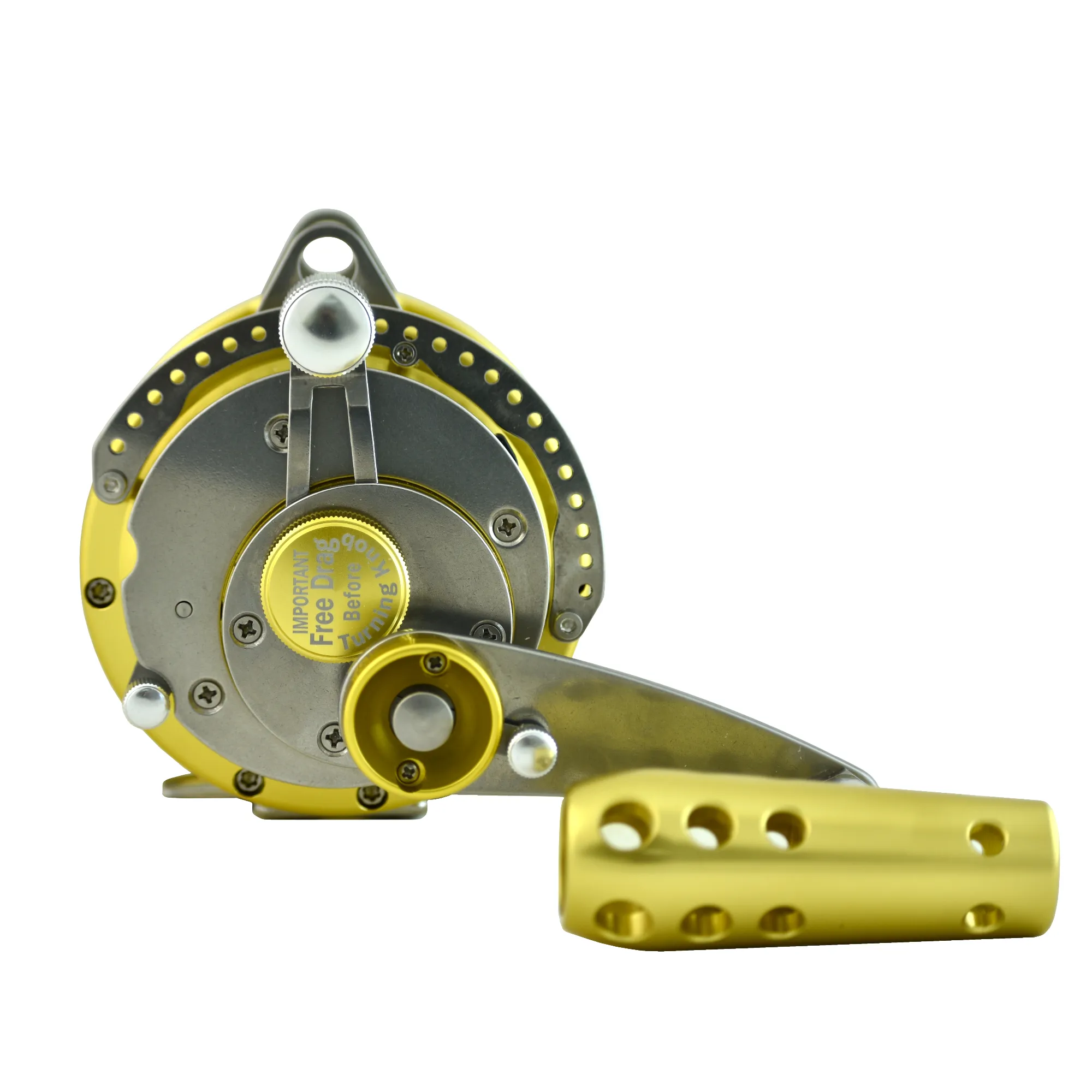 30W 2-Speed Reel on a Blue Marlin Tournament Edition Rod