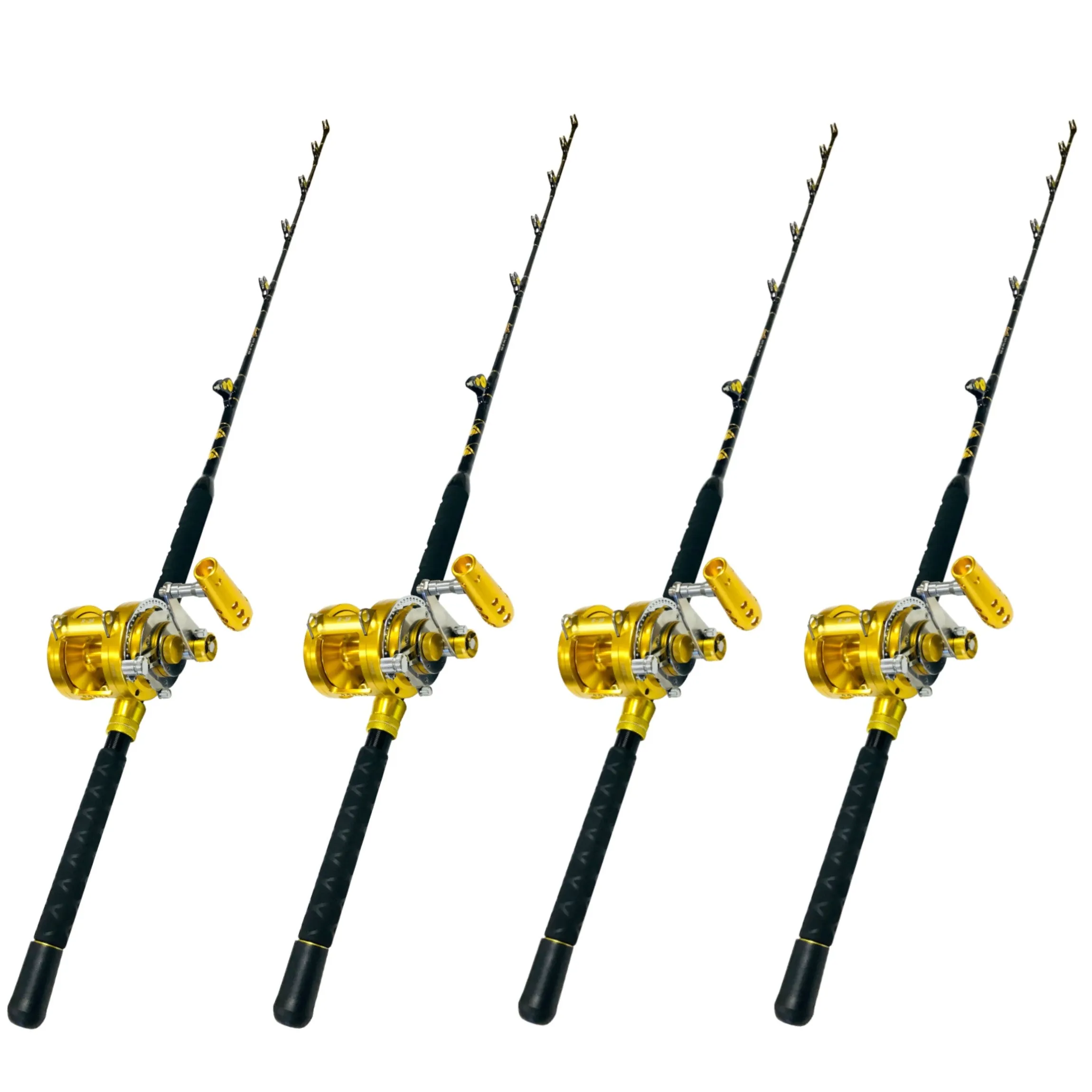 30W 2-Speed Reel on a Blue Marlin Tournament Edition Rod