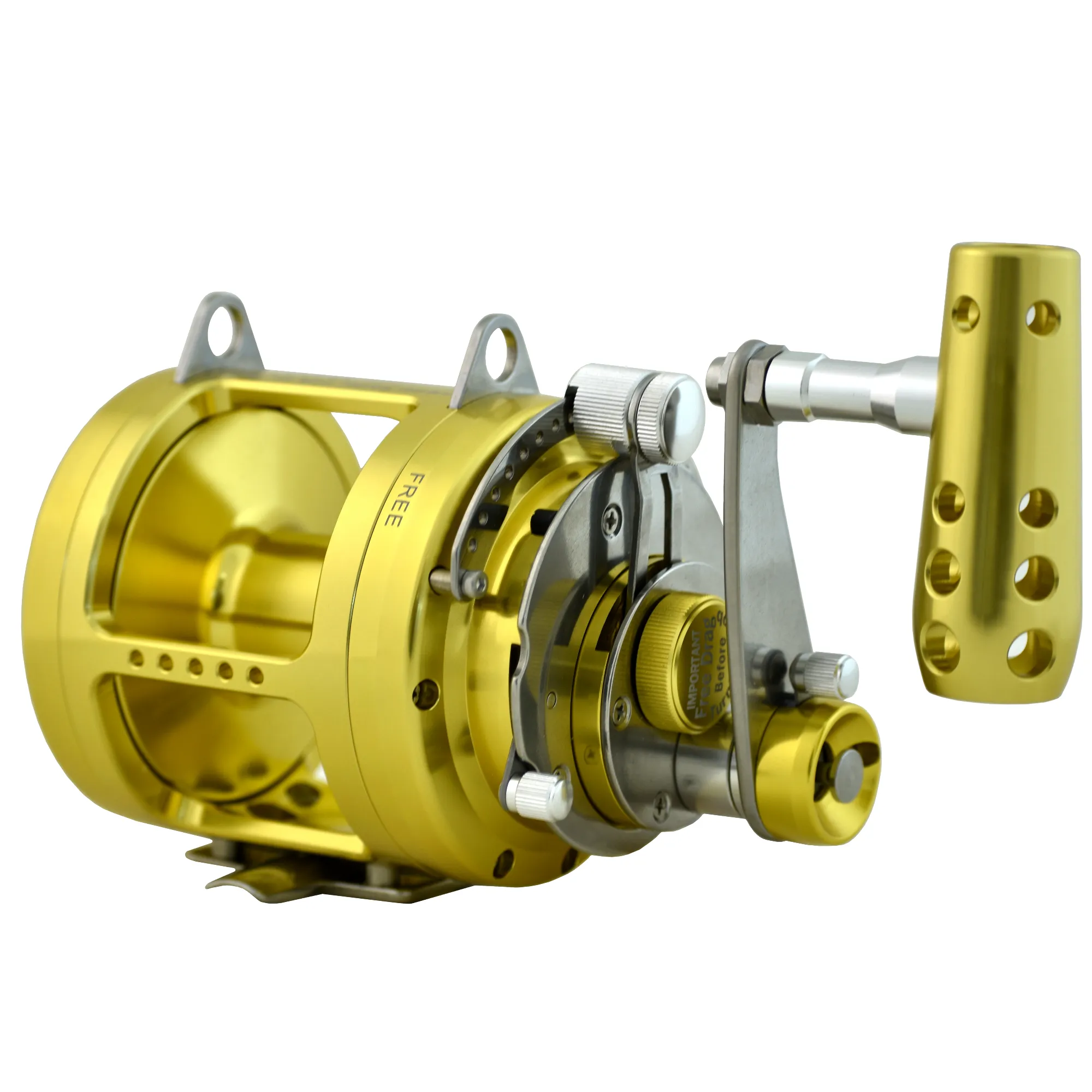 30W 2-Speed Reel on a Blue Marlin Tournament Edition Rod
