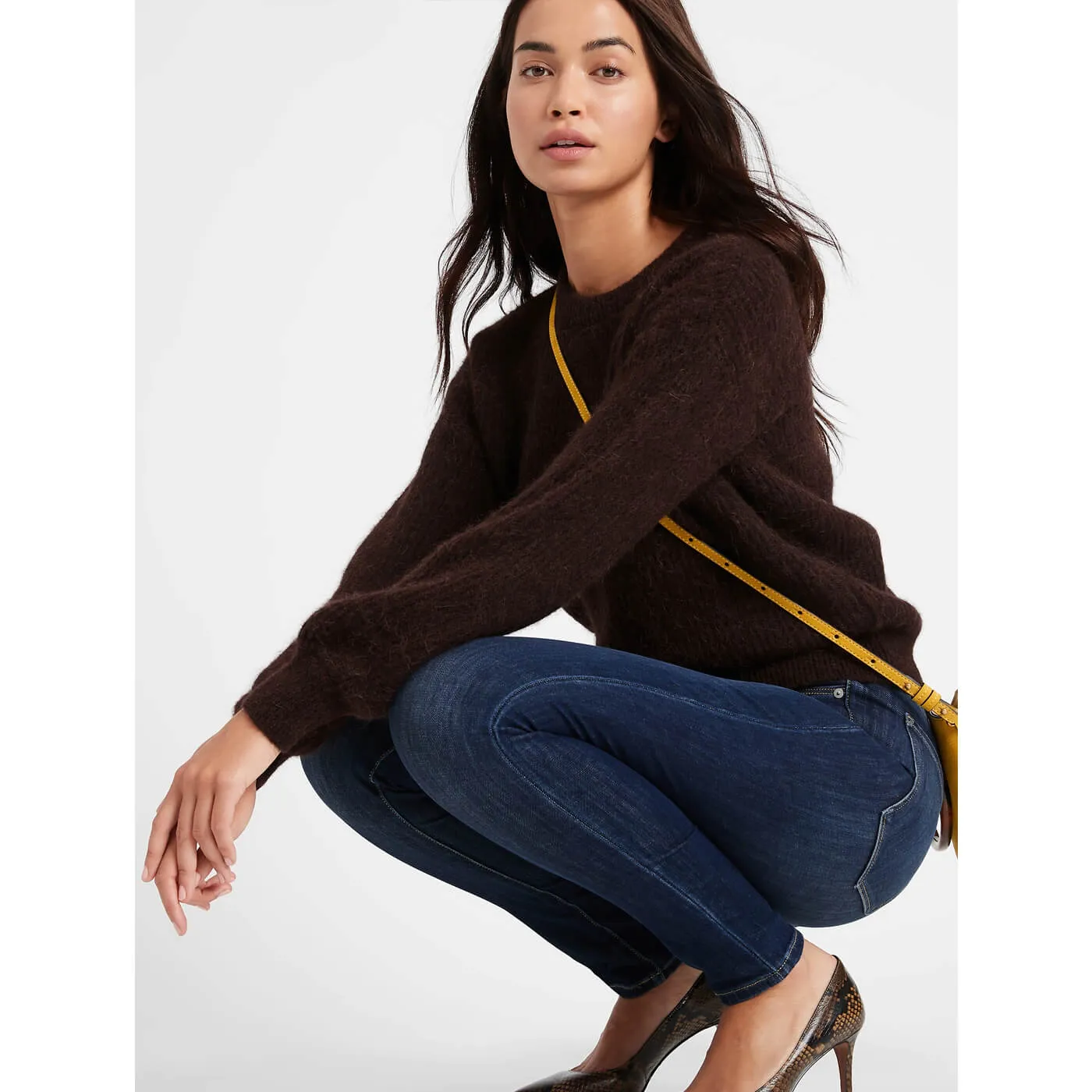 BR Mid Rise Curvy Blue Jeans