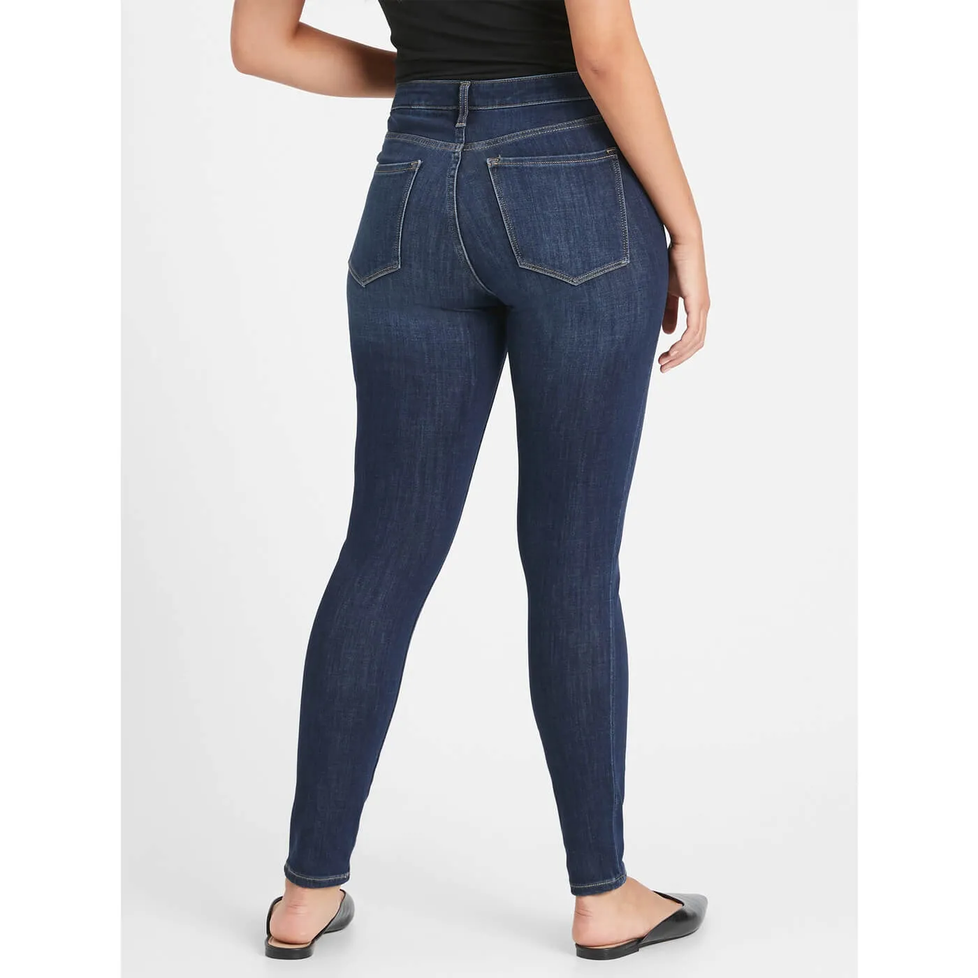 BR Mid Rise Curvy Blue Jeans