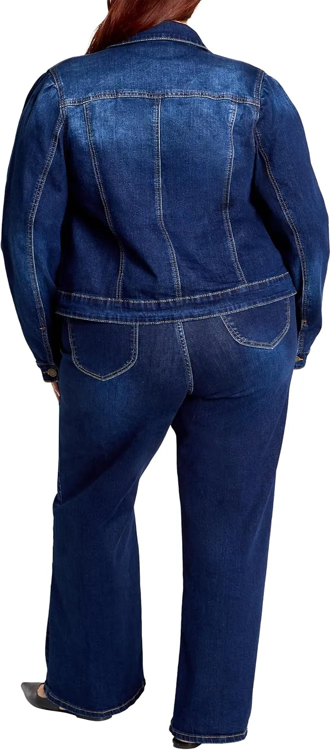 City Chic Women's Plus Size Jkt Kira Denim