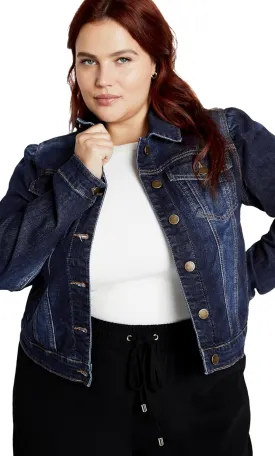 City Chic Women's Plus Size Jkt Kira Denim