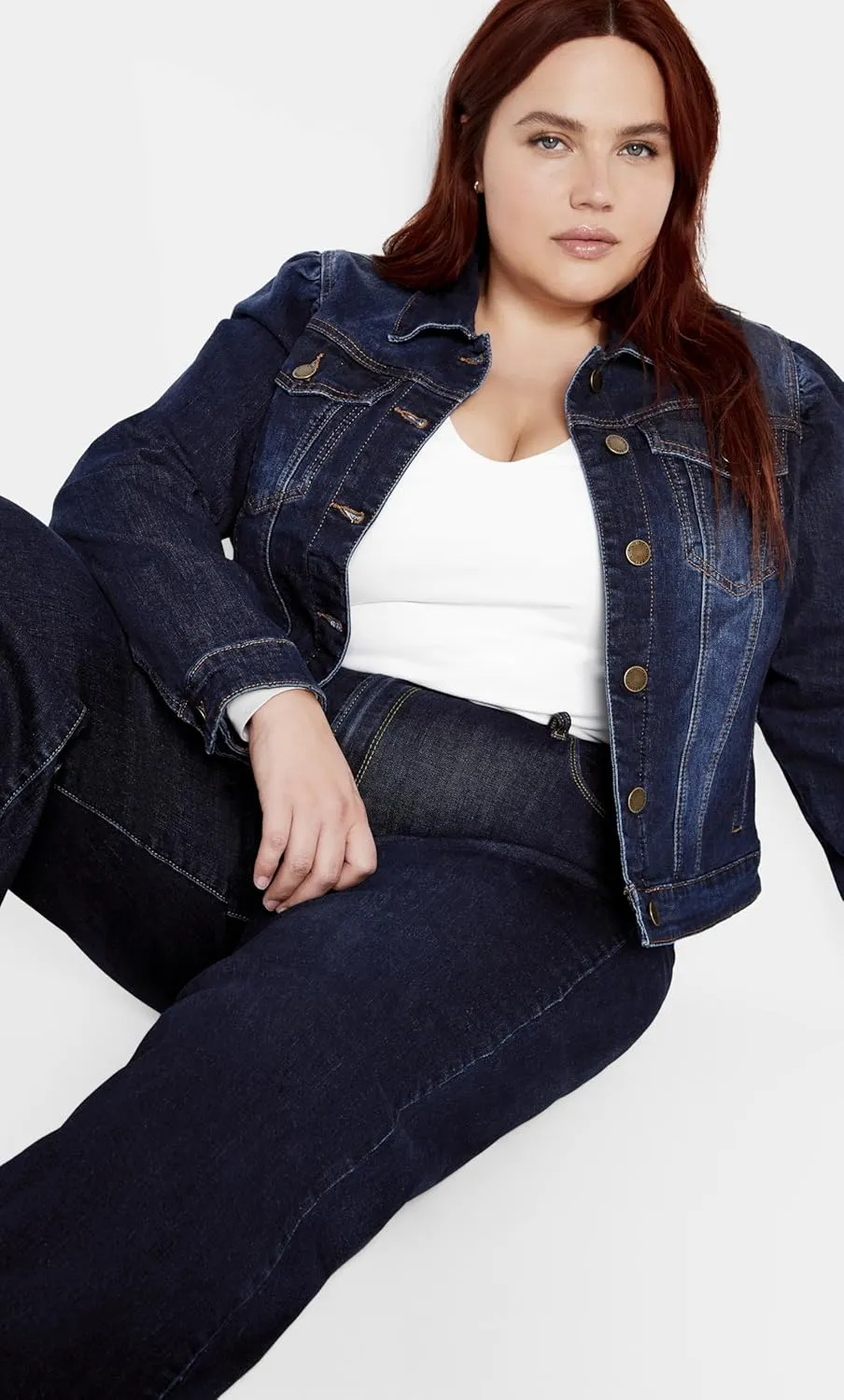 City Chic Women's Plus Size Jkt Kira Denim