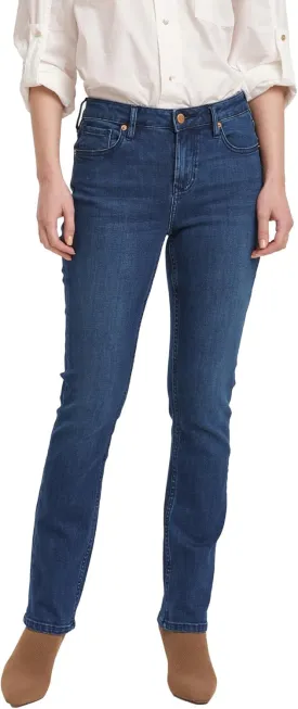 DEAR JOHN Blaire Womens Straight Leg Jeans Mid Rise Ankle Inseam
