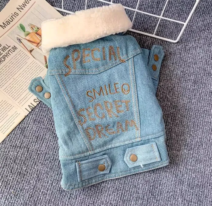 Dog denim jacket