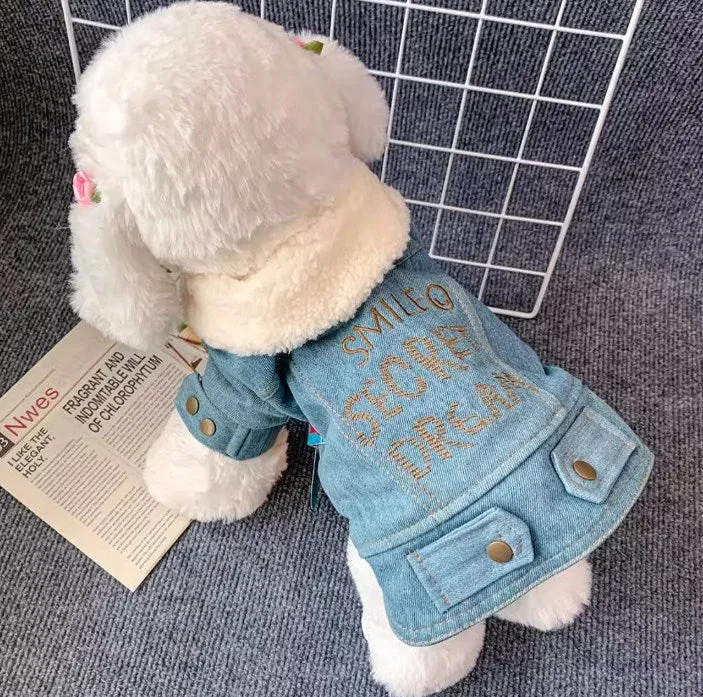 Dog denim jacket