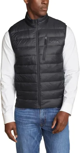 Eddie Bauer Men's Down Puffer Vest (Gray, Medium)