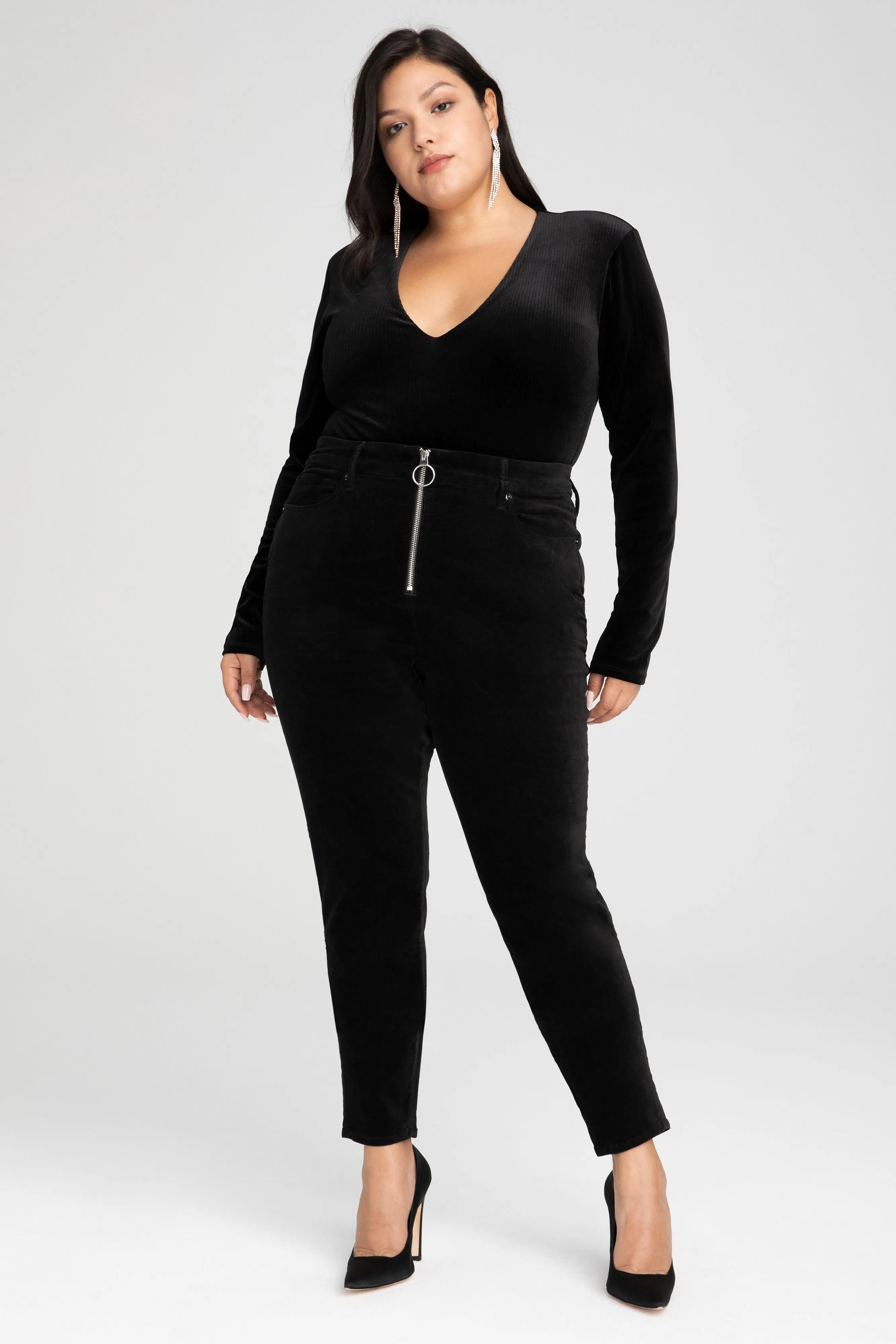 GOOD LEGS VELVET | BLACK001