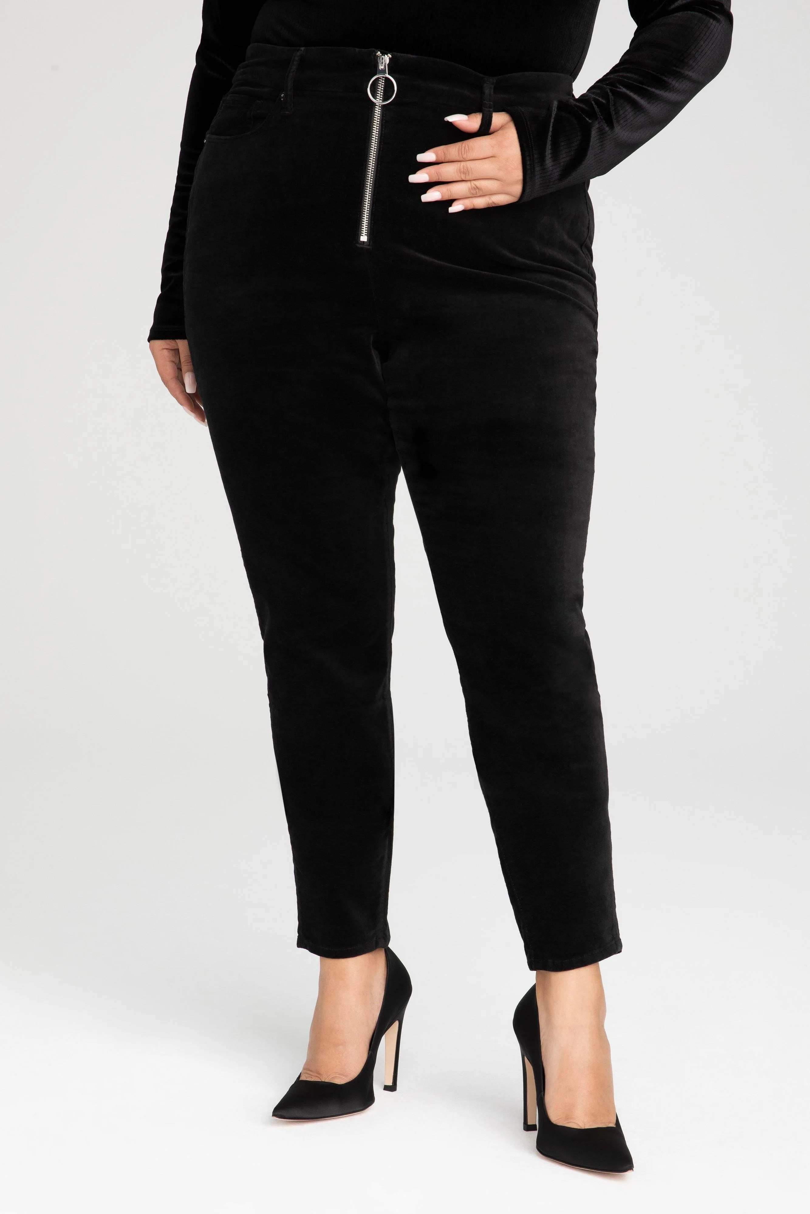 GOOD LEGS VELVET | BLACK001