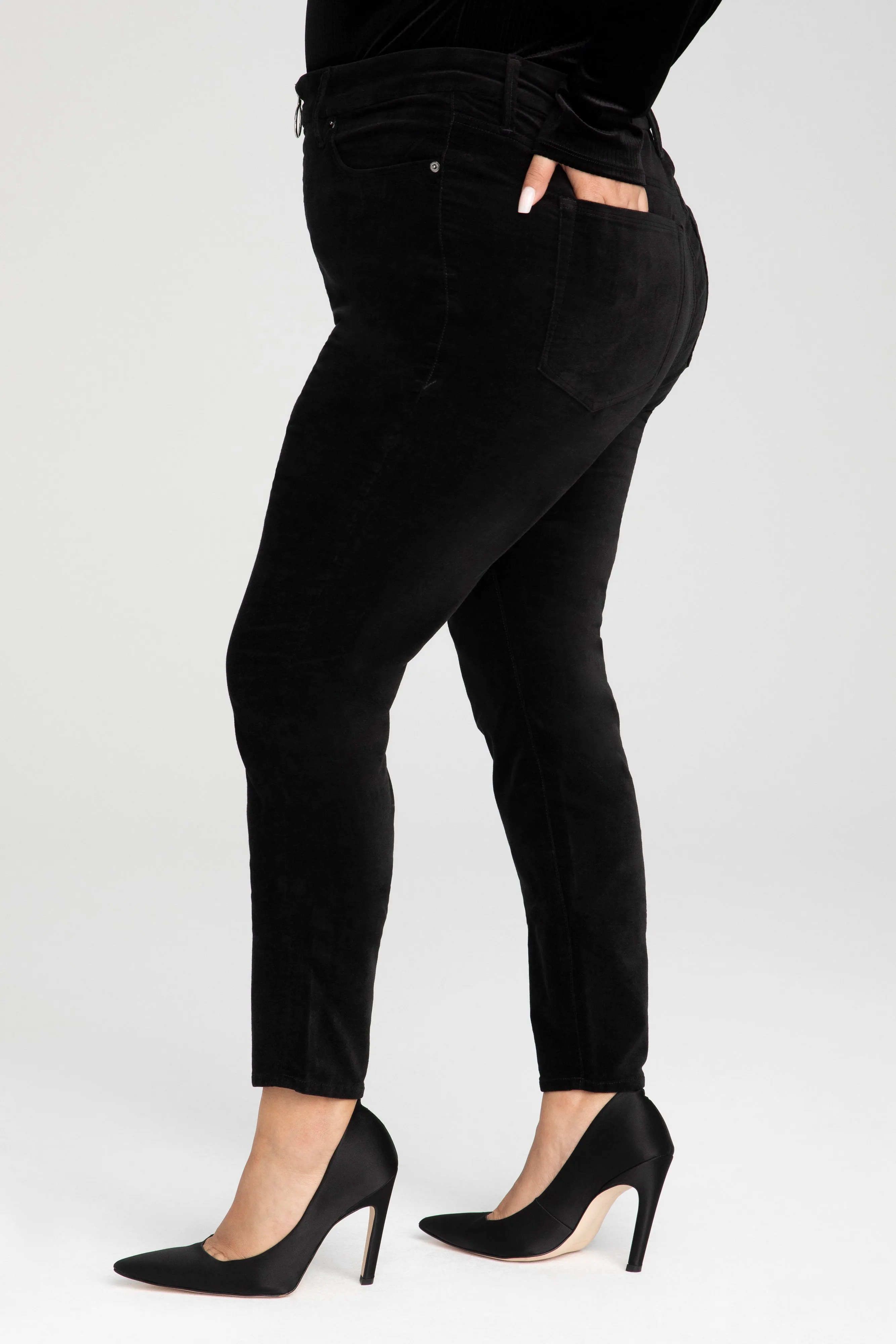 GOOD LEGS VELVET | BLACK001