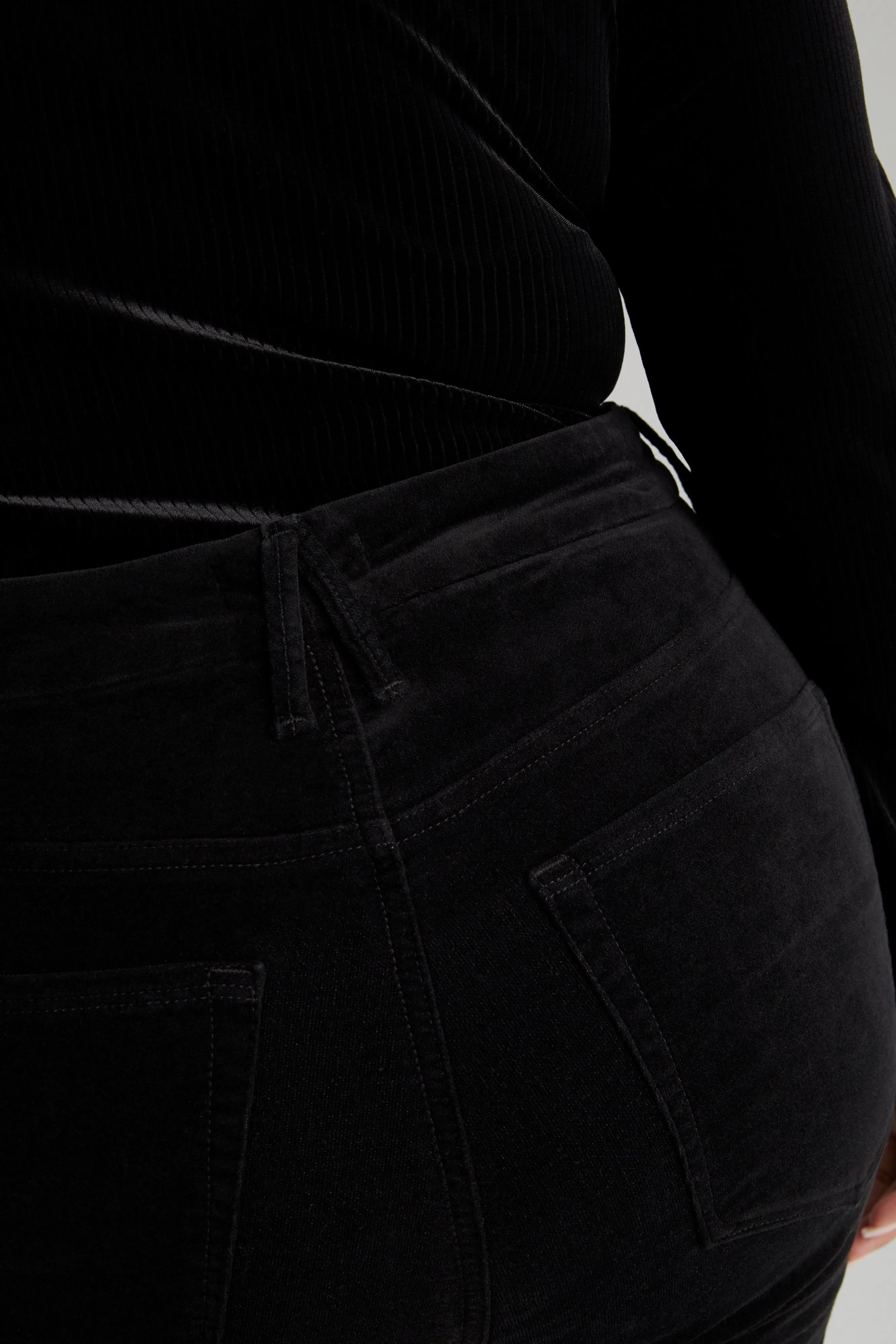 GOOD LEGS VELVET | BLACK001