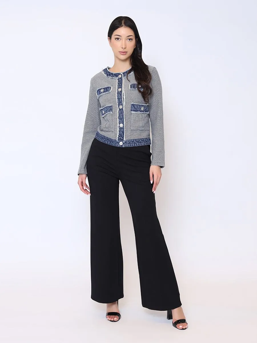 Gracia Two Tone Denim Jacket