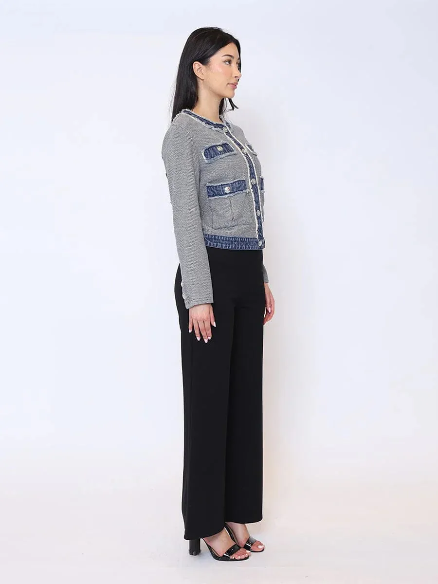 Gracia Two Tone Denim Jacket