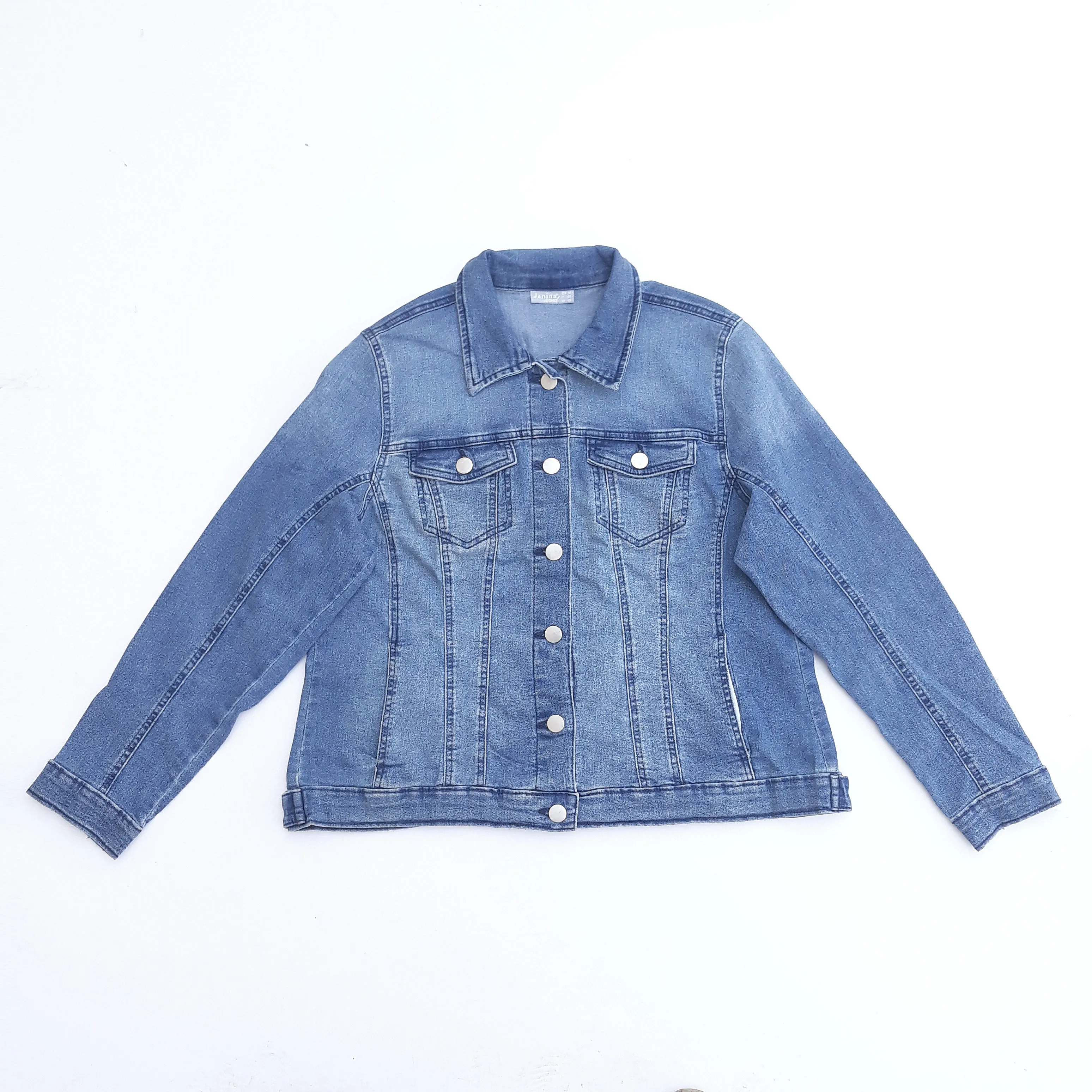 JA - Women 'Blue' Relaxed Denim Jacket JA412