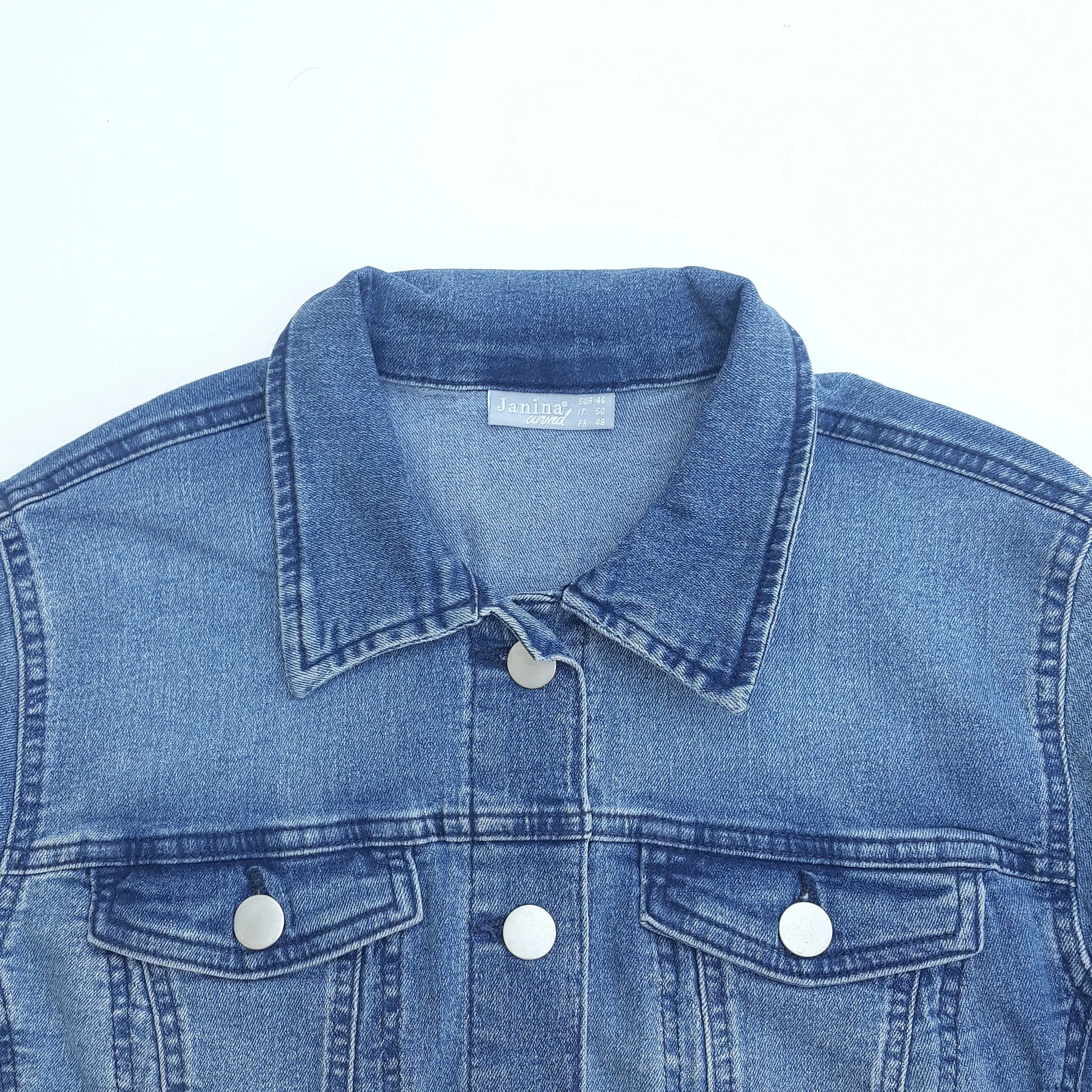 JA - Women 'Blue' Relaxed Denim Jacket JA412