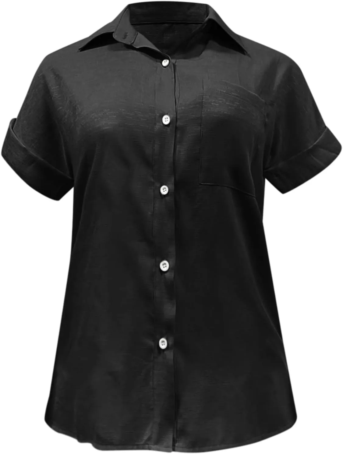 Linen Shirts for Women Print Natural Autumn Fragrant Fabric Shirt Blue Shirts for Women Oversized Button Down Shirts