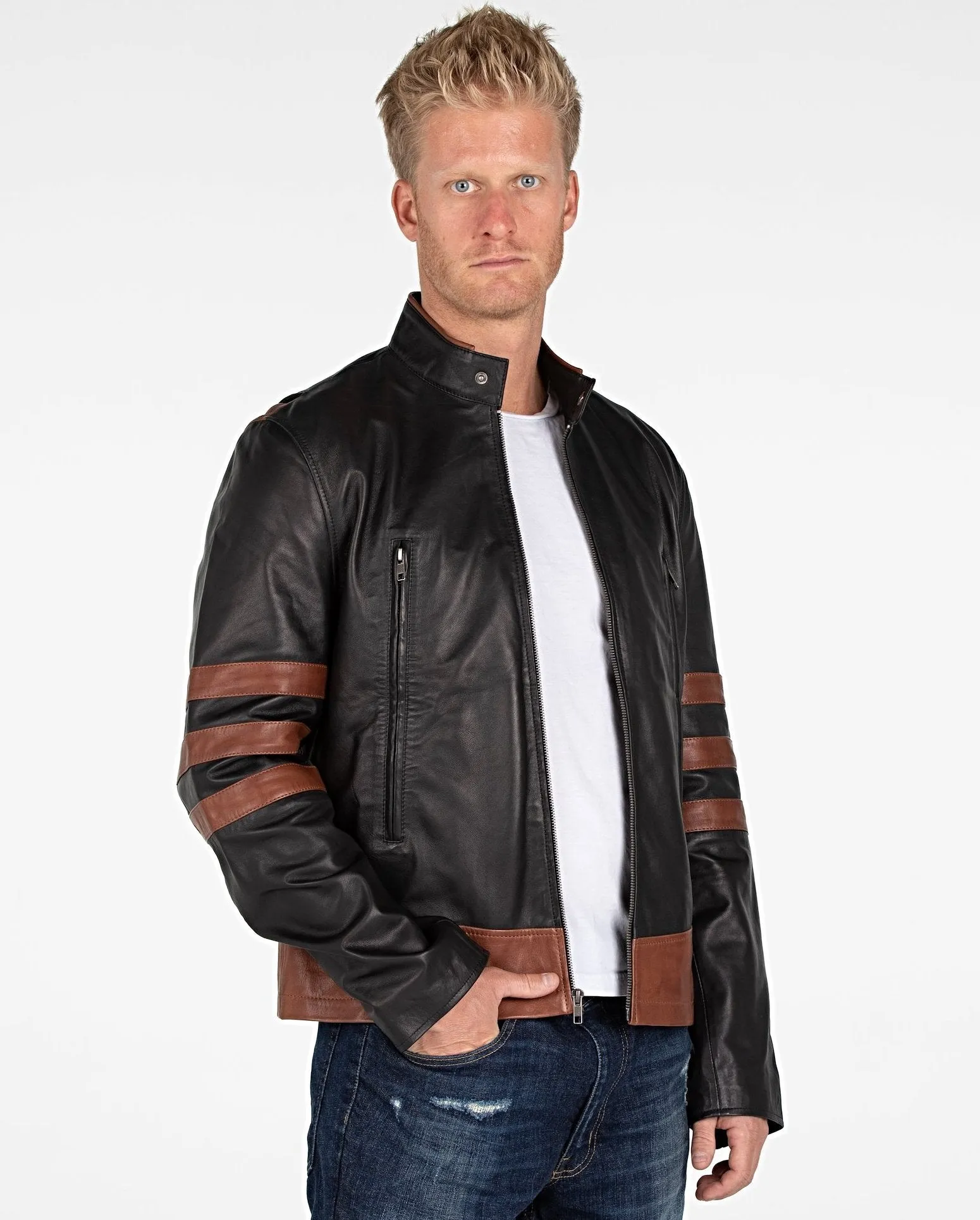 Men's X-Men Wolverine Leather Jacket - Discounted!