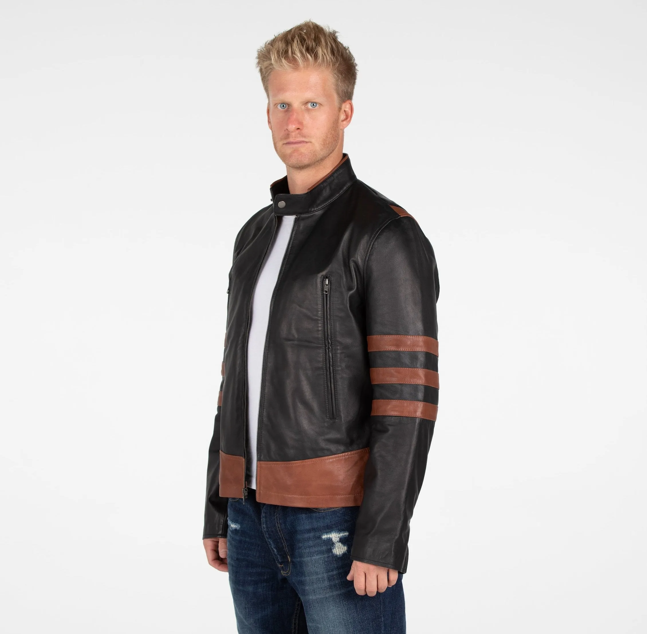 Men's X-Men Wolverine Leather Jacket - Discounted!