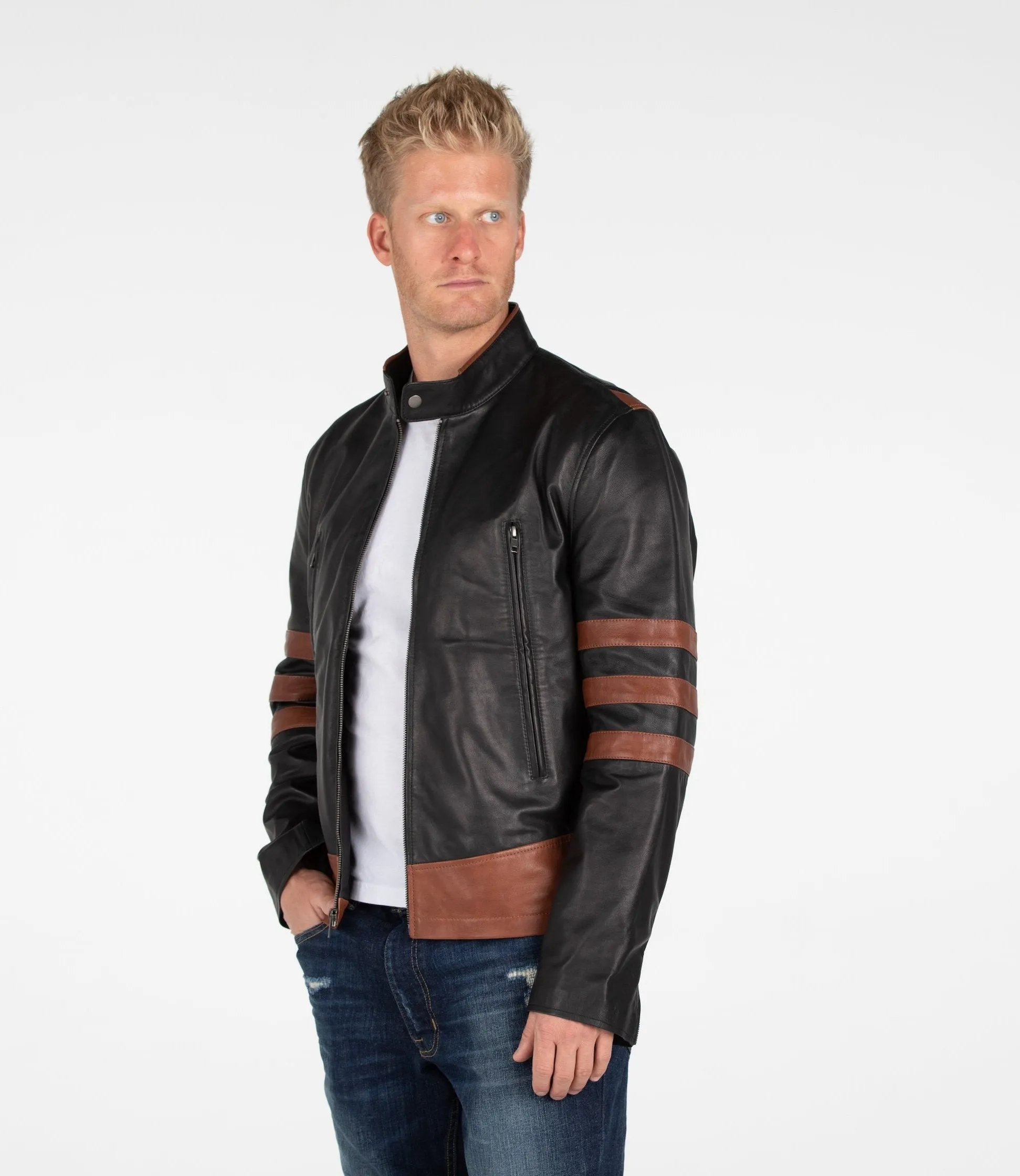 Men's X-Men Wolverine Leather Jacket - Discounted!
