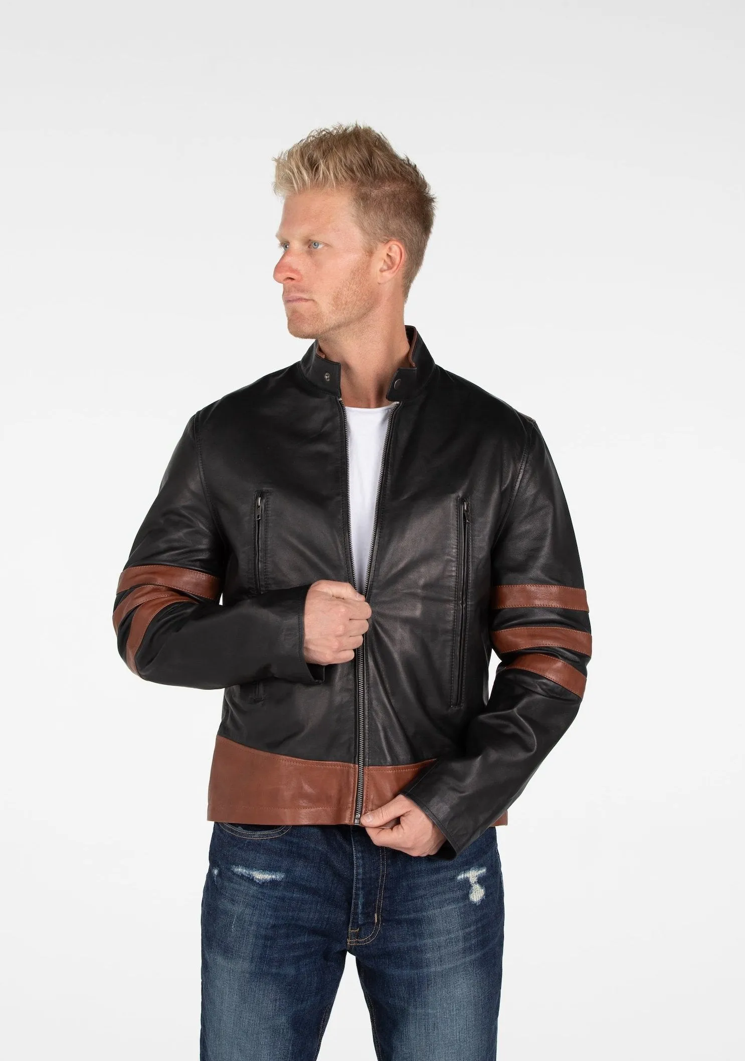 Men's X-Men Wolverine Leather Jacket - Discounted!