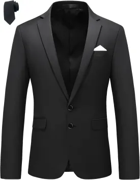 MOGU Men's Slim Fit Sport Coat Blazer Casual Formal Suit Jacket for Party Business Wedding Prom and Homecoming