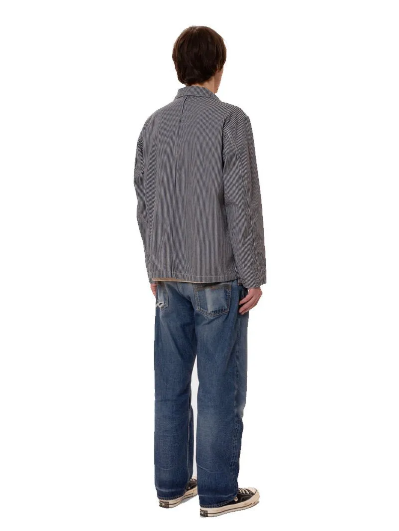 Nudie Jeans Howie Hickory Chore Jacket
