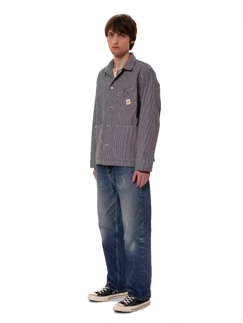 Nudie Jeans Howie Hickory Chore Jacket
