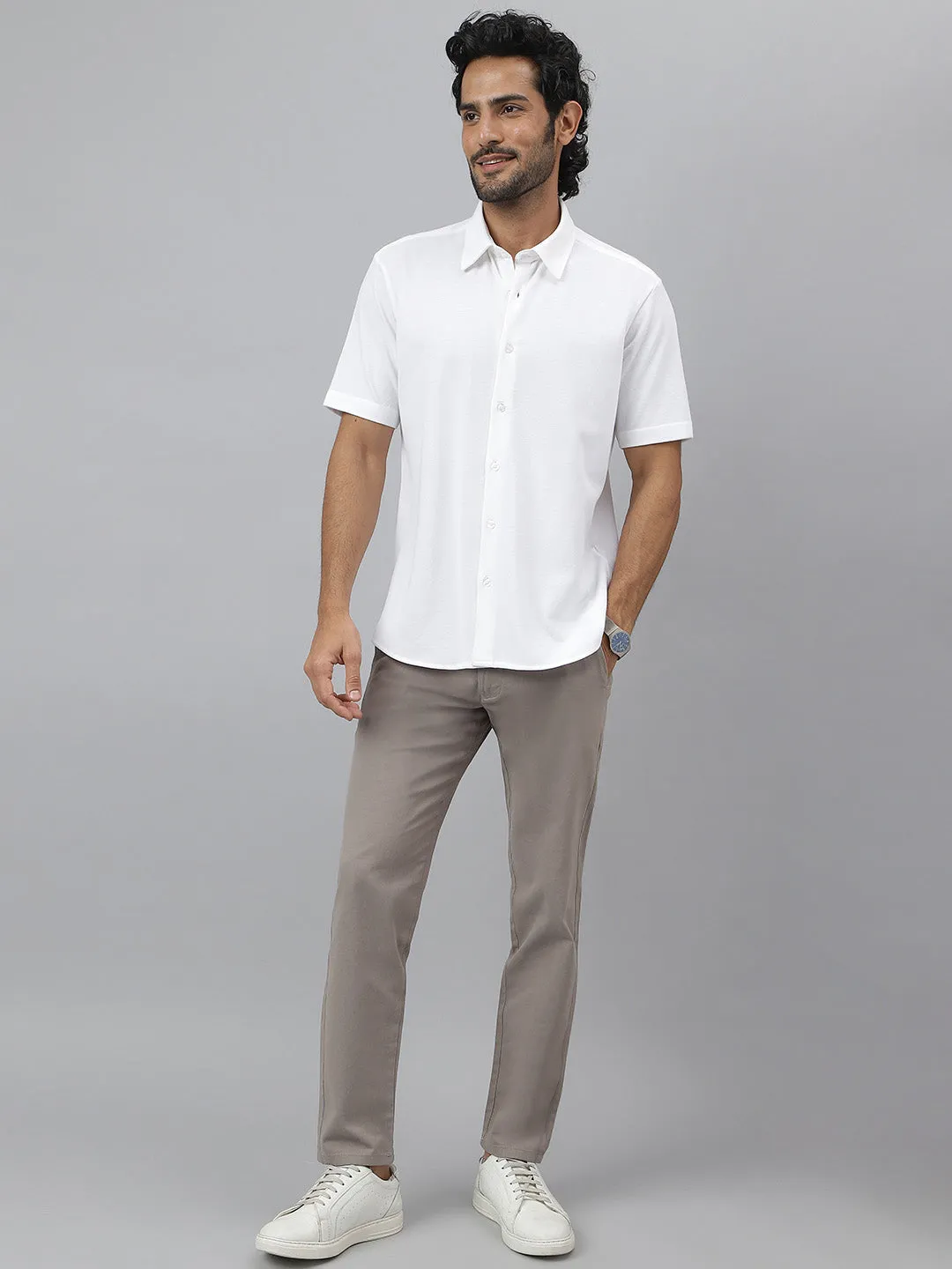 Pique Knit Shirt - Daylight