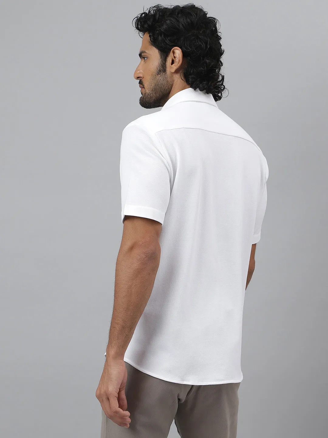 Pique Knit Shirt - Daylight