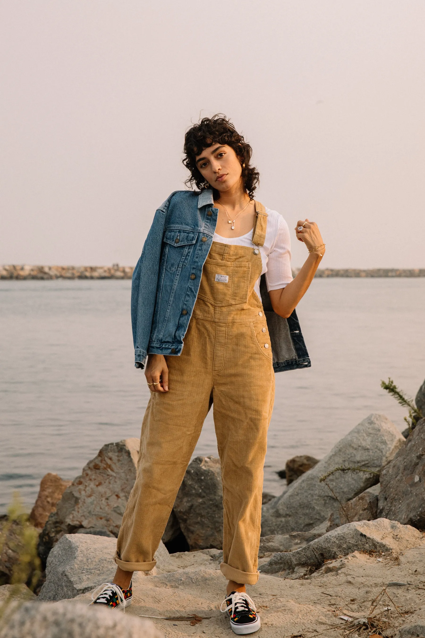 Tumbled Blue Slouch Jacket