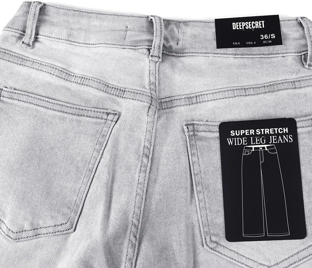 Women's Stretch Jeans Straight Leg Flexibility & Durability